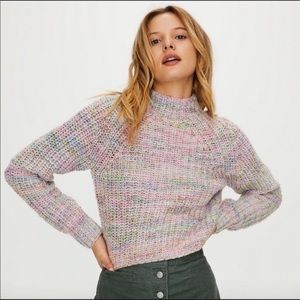 Aritzia colorful knit sweater size medium